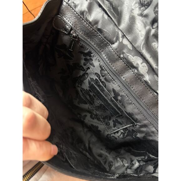 Rebecca Minkoff Chevron Jumbo Love Leather Shoulder Bag Black $398+ AUTHENTC - Picture 12 of 12